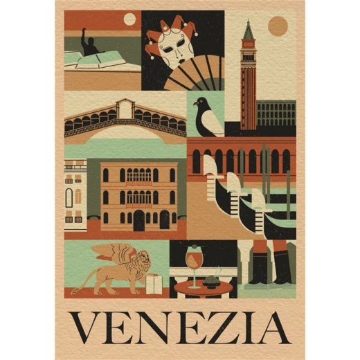 Clementoni Puzzle Style In The City - Venezia - 1000 pieces - Clementoni - Image 2