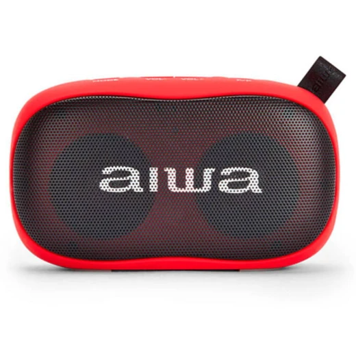 Aiwa BS-110RD Portable Bluetooth speaker in red Aiwa BS-110RD Portable Bluetooth speaker in red