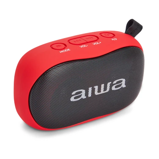 Aiwa BS-110RD Portable Bluetooth speaker in red - Aiwa - Image 2