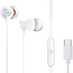 سماعات الأذن مع ميكروفون USB Type-C باللون الأبيض من أيوا - ايوا
