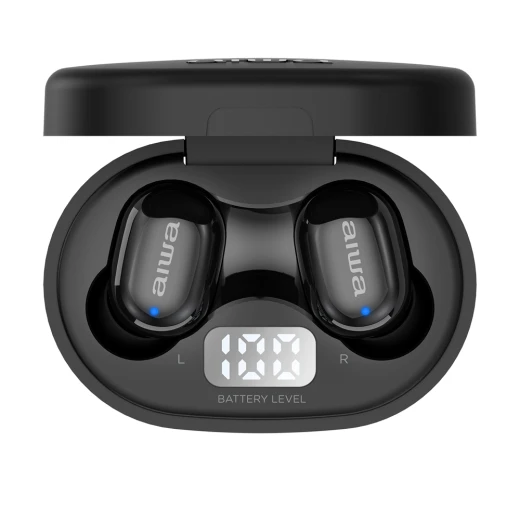 Aiwa Ebtw-150Bk True Wireless Earbuds Black Aiwa Ebtw-150Bk True Wireless Earbuds Black