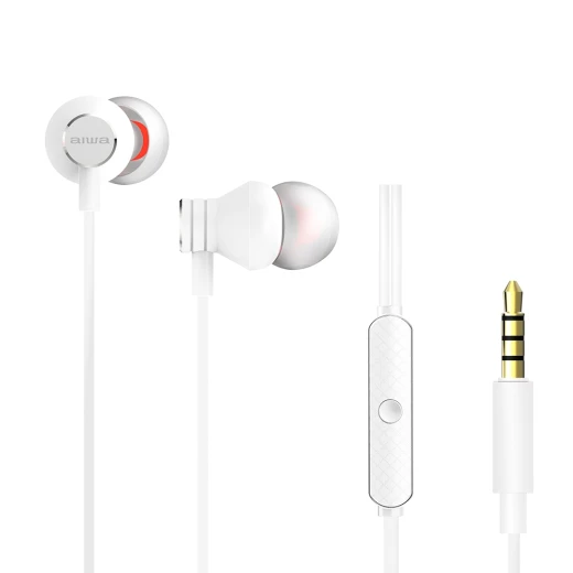 Aiwa Wired Earphones White Aiwa Wired Earphones White