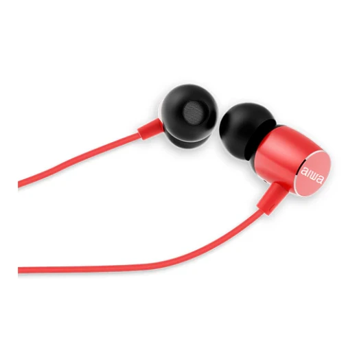 Aiwa In-Ear Wired Headphones Red - Aiwa - Image 3