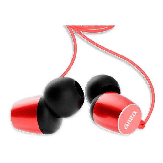 Aiwa In-Ear Wired Headphones Red - Aiwa - Image 4