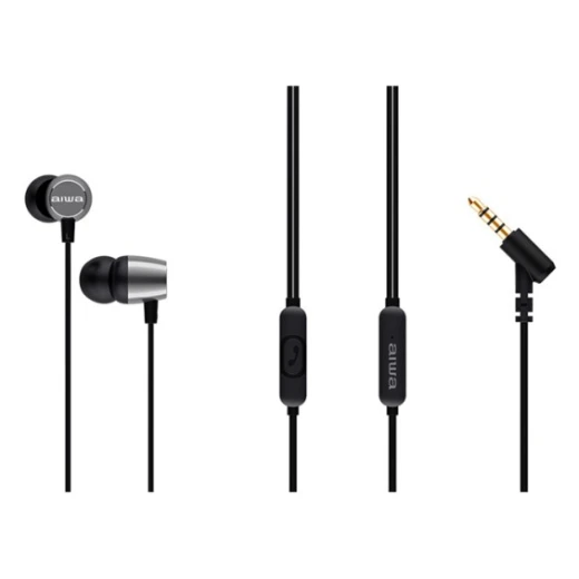 Aiwa In-Ear Wired Headphones silver Aiwa In-Ear Wired Headphones silver