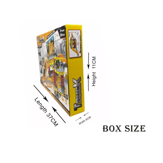Kids 29pcs Diy Assembly Super Truck Parking Lot Kids Construction Toy Play Set - tictacx - Image 2