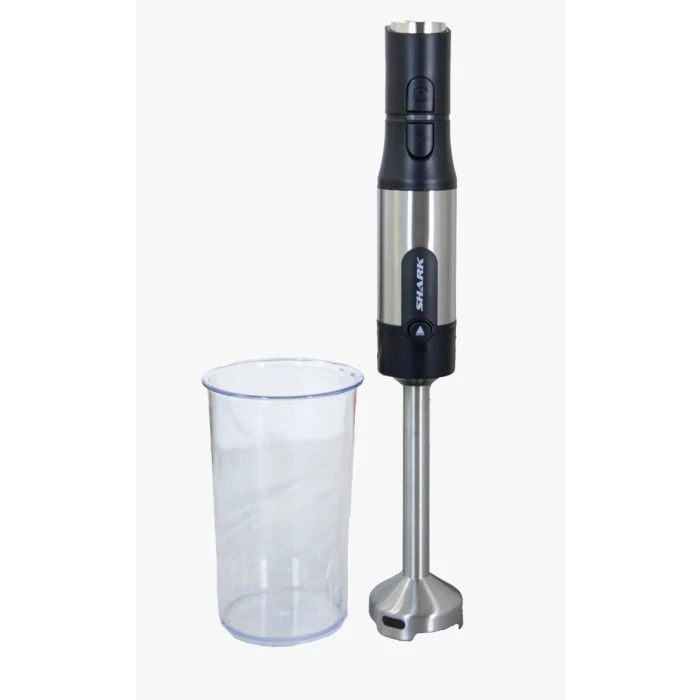Shark 2-in-1 Hand Blender – Silver, 1200W Powerful Motor for Blending and Whipping, Detachable Accessories, Easy to Clean, Ideal for Smoothies, Soups, Sauces, and Everyday Kitchen Use - Shark