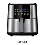 Shark Programmable Digital Air Fryer – 6L/8L, 1800W, Stainless Steel, Oil-Free Healthy Cooking, Multiple Cooking Programs, Adjustable Temperature, Non-Stick Basket, Easy to Clean, Perfect for Families and Quick Meals - Shark