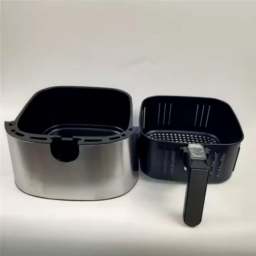 Shark Programmable Digital Air Fryer – 6L/8L, 1800W, Stainless Steel, Oil-Free Healthy Cooking, Multiple Cooking Programs, Adjustable Temperature, Non-Stick Basket, Easy to Clean, Perfect for Families and Quick Meals - Shark - Image 3
