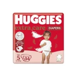 Huggies Jumbo Size (5) 12-22KG 34 Diapers - Huggies