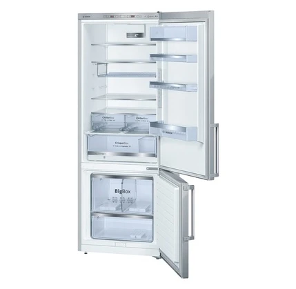 Refrigerator SIEMENS KG56NLT30U Bottom Mount Glass door 70cm 505lt Titanium - Image 2