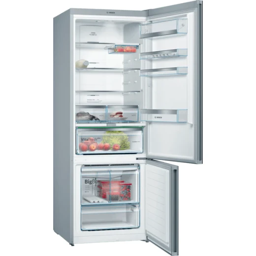 Refrigerator SIEMENS KG56NLT30U Bottom Mount Glass door 70cm 505lt Titanium - Image 6
