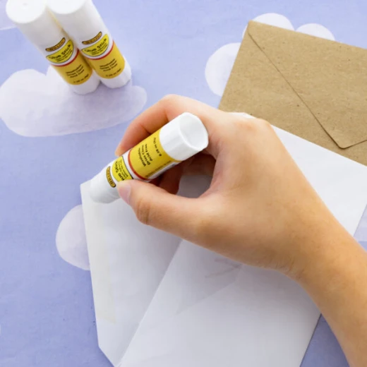 Bazic Glue Stick All Purpose 0.28 Oz (8g) one piece - Bazic - Image 4