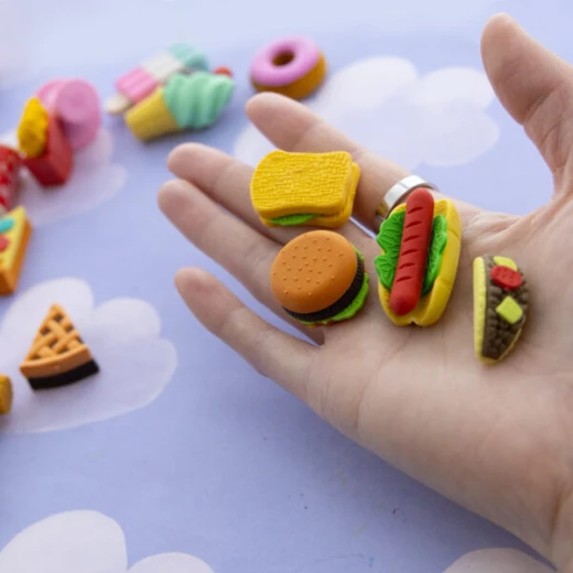Bazic Snack Shop 3D Eraser Sets one piece - Bazic - Image 5