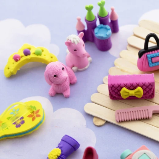 Bazic Princess Bash 3D Eraser Sets one piece - Bazic - Image 3