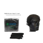 Gentle Non-Woven Head Cover - Black - 100 pcs - Gentle Packing