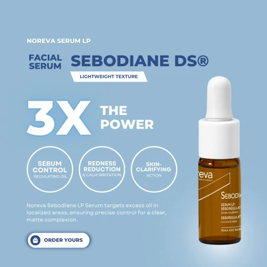 Noreva Sebodiane DS Serum for Oil Regulation 8 ml (0.27 fl oz) - Noreva - Image 2