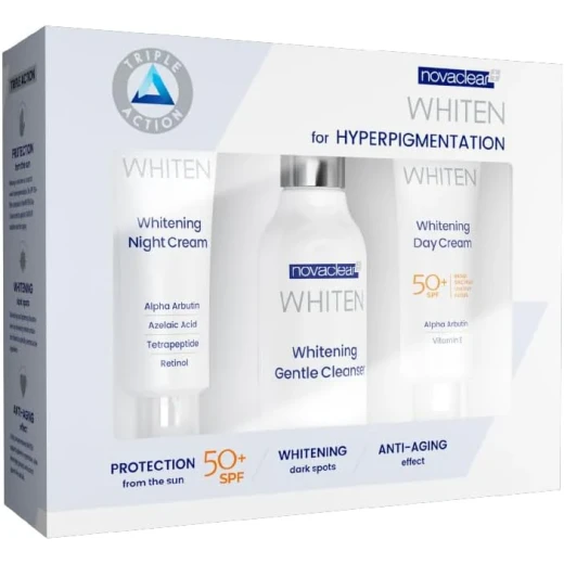 Novaclear Whiten Set (Cleanser-150ml, Day Cream-50ml, Night Cream-50ml) - Novaclear - Image 2