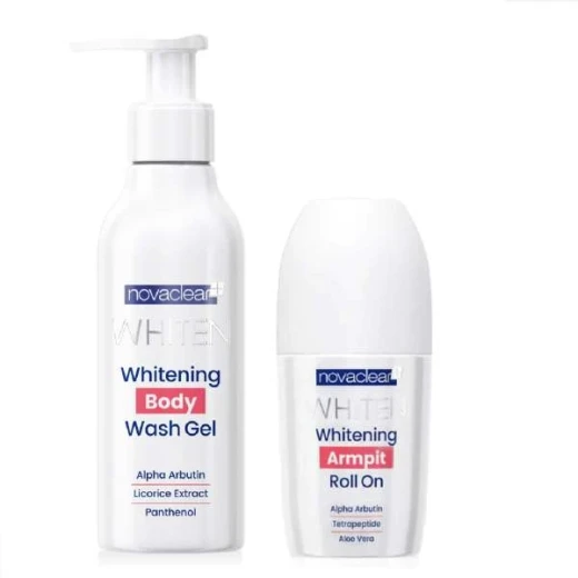 Novaclear Whitening Body Care Set for Armpit & Body Wash 250ml Skin Brightening - Novaclear - Image 7