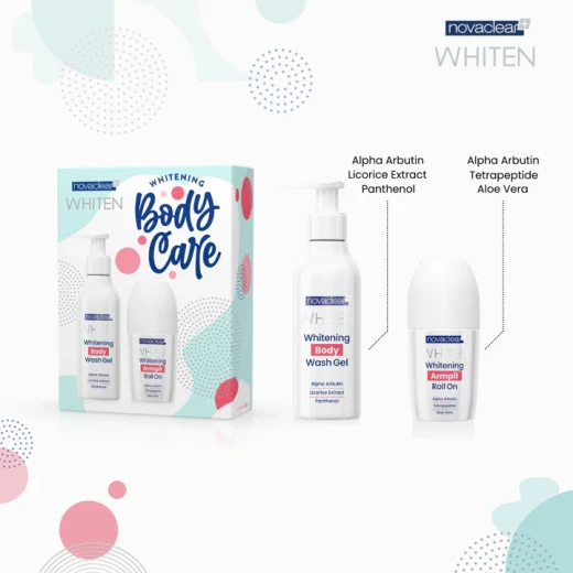 Novaclear Whitening Body Care Set for Armpit & Body Wash 250ml Skin Brightening - Novaclear - Image 4
