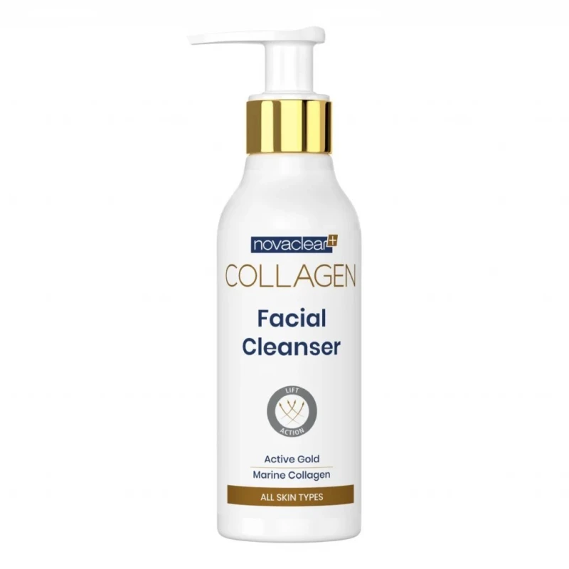 Novaclear Collagen Facial Cleanser 150 ml for Anti Aging Gentle Cleansing and Radiance Boosting - Novaclear