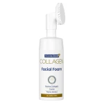 Novaclear Collagen Facial Foam 100 ml for Anti Aging Cleansing with Silicone Brush Improves Skin Firmness and Radiance - Novaclear