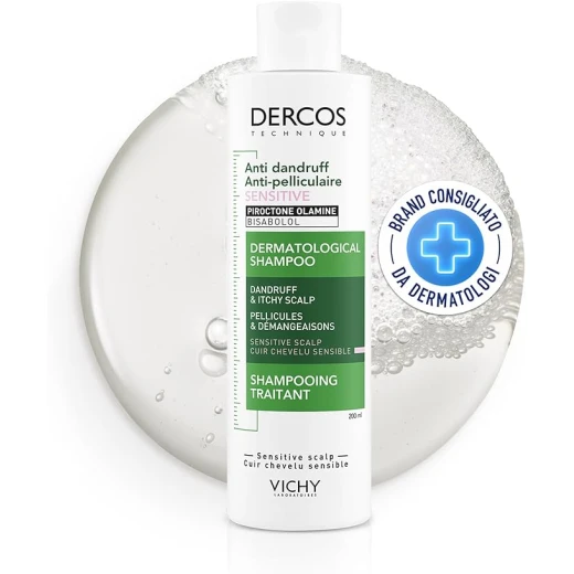Vichy Dercos Anti-Dandruff Shampoo for Oily Hair 200mL Vichy Dercos Anti-Dandruff Shampoo for Oily Hair 200mL