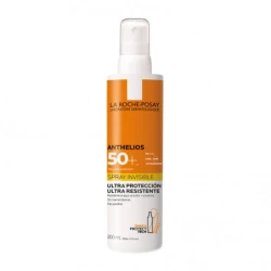 يوفر بخاخ أنثيليوس إنفيزيبل من لا روش بوزيه SPF50+  واسعًا للغاية من الحماية