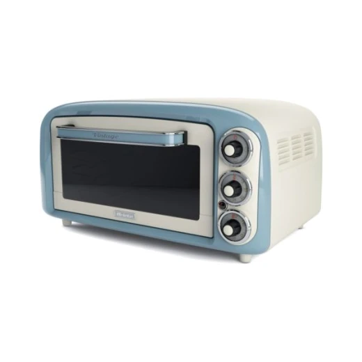 Ariete Vintage 18L Electric Oven in Blue: Bake, Roast & Pizza! 60-Minute Timer for Easy Cooking. Compact Countertop Oven for Baking, Roasting & More. Perfect for Kitchens! - Ariete - Image 2
