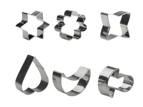 Ibili Set of 6 Cookie Cutters Ibili Set of 6 Cookie Cutters