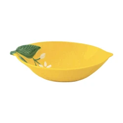Easy Life Fleurs et Citrons 22x16cm Bowl - Yellow