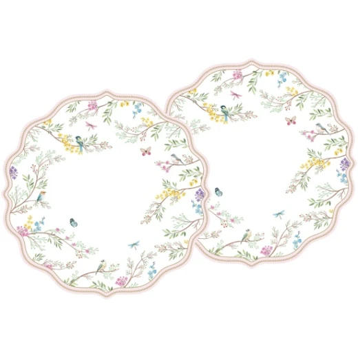 Easy Life Birds Melody 2-Piece 34.5cm Placemat Set - Multicolored - Easy Life - Image 3