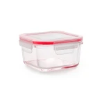 Ibili Lunch-Away 750ml Glass Food Container - Red - Ibili