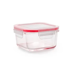 حافظة طعام زجاج 750 مل من Ibili Lunch-Away - أحمر