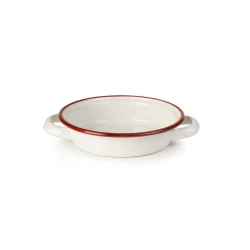Ibili Vintage Bordeaux 18cm Egg Dish - White & Red
