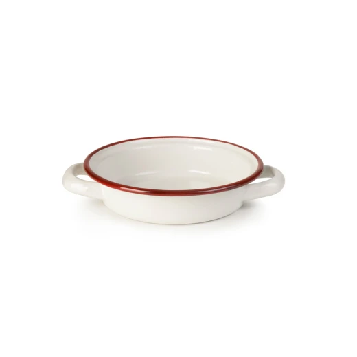 Ibili Vintage Bordeaux 18cm Egg Dish - White & Red