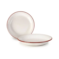 Ibili Vintage Bordeaux 22cm Dish - White & Red