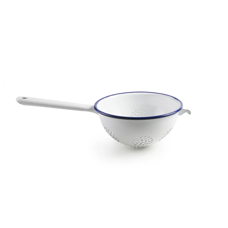 Ibili Vintage Blanca 18cm Collander - White & Blue - Ibili