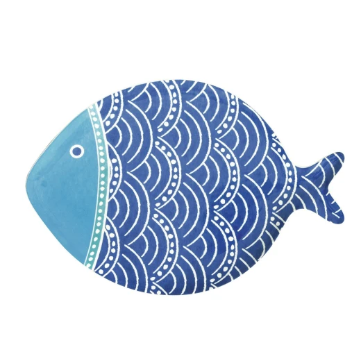 طبق 31*21.5 سم من Easy Life Sea Friends - أزرق