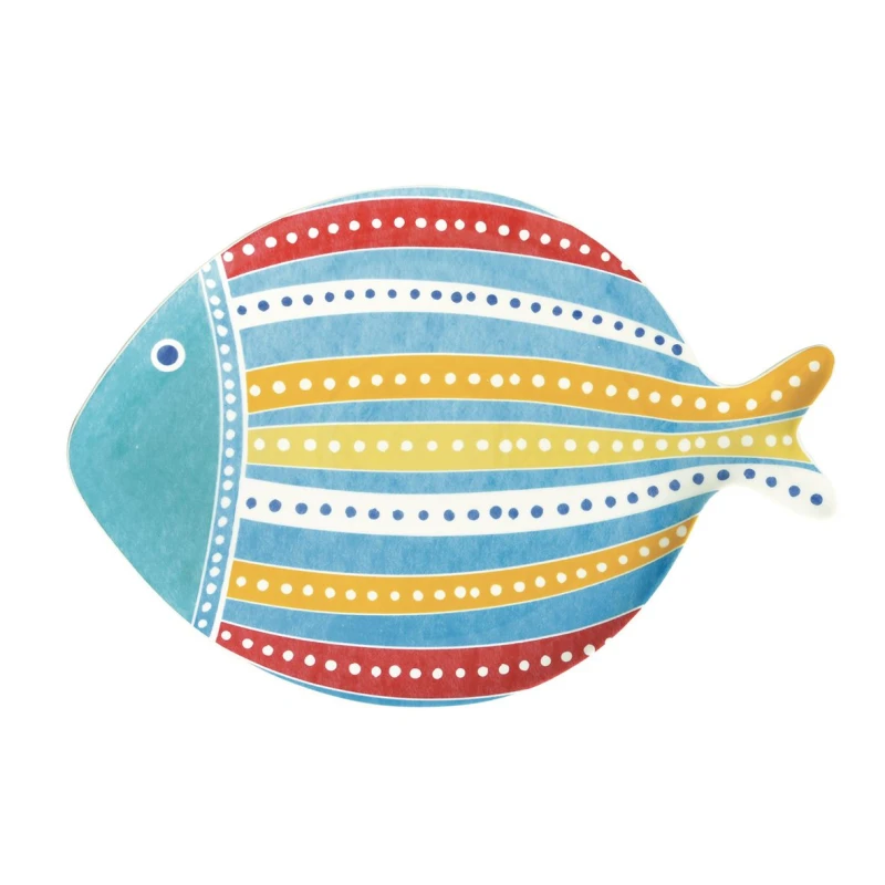 طبق 31*21.5 سم من Easy Life Sea Friends - الوان متعددة - ايزي  لايف