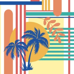 طقم مناديل طعام 20 قطعة من Easy Life Bahia - ألوان متعددة
