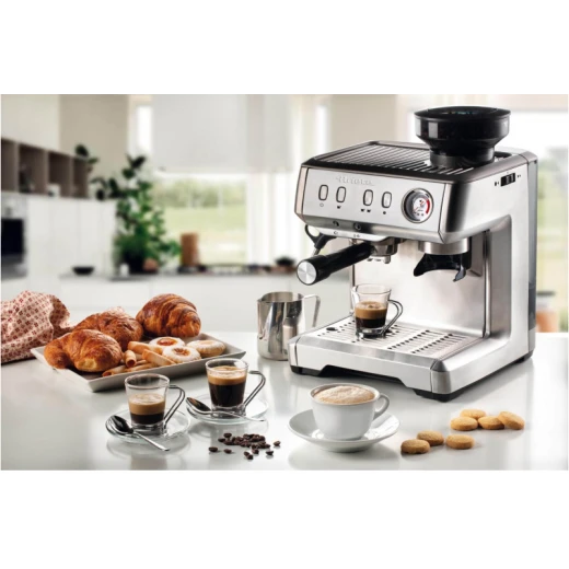 Ariete Espresso Coffee Machine with Grinder - Silver - Ariete - Image 3