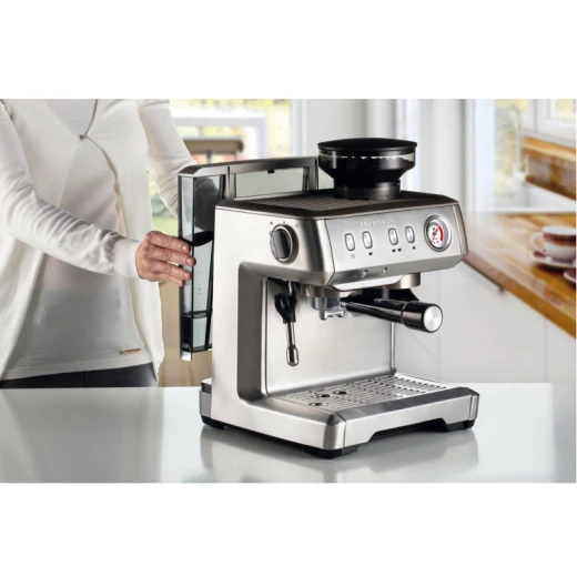 Ariete Espresso Coffee Machine with Grinder - Silver - Ariete - Image 2