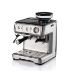 Ariete Espresso Coffee Machine with Grinder - Silver - Ariete