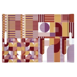 صينية 49*34 سم من Easy Life Geometric Art - ألوان متعددة