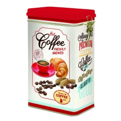 علبة قهوة 21*13*8 سم من Easy Life Hot Coffee - ألوان متعددة