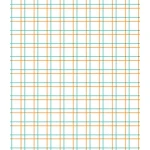 مفرش طاولة عرض 140 سم من Finesse Lola Check - أخضر وبرتقالي - فينيسي