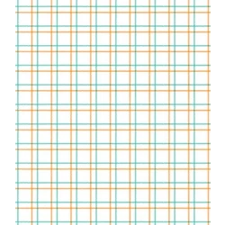 مفرش طاولة عرض 140 سم من Finesse Lola Check - أخضر وبرتقالي