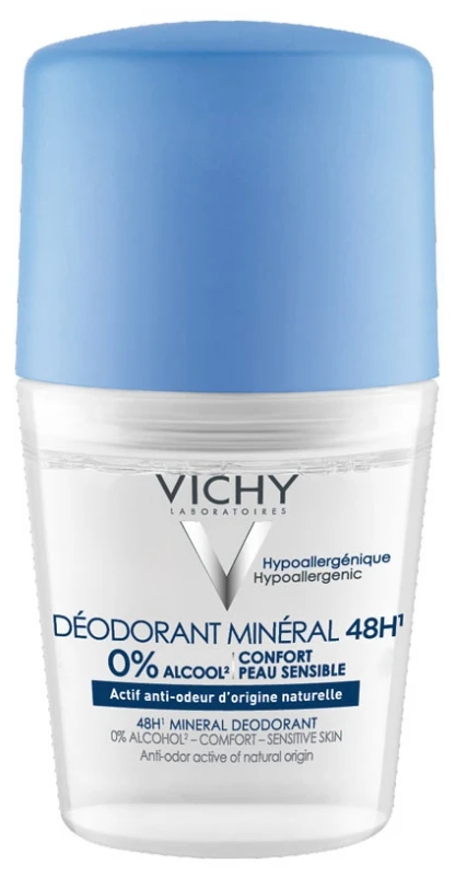 Vichy 48H Mineral Deodorant Roll-On 50ml - Vichy