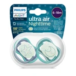 Philips AVENT SCF376/13 baby pacifier Classic baby pacifier Orthodontic Silicone Blue, Green - Philips Avent